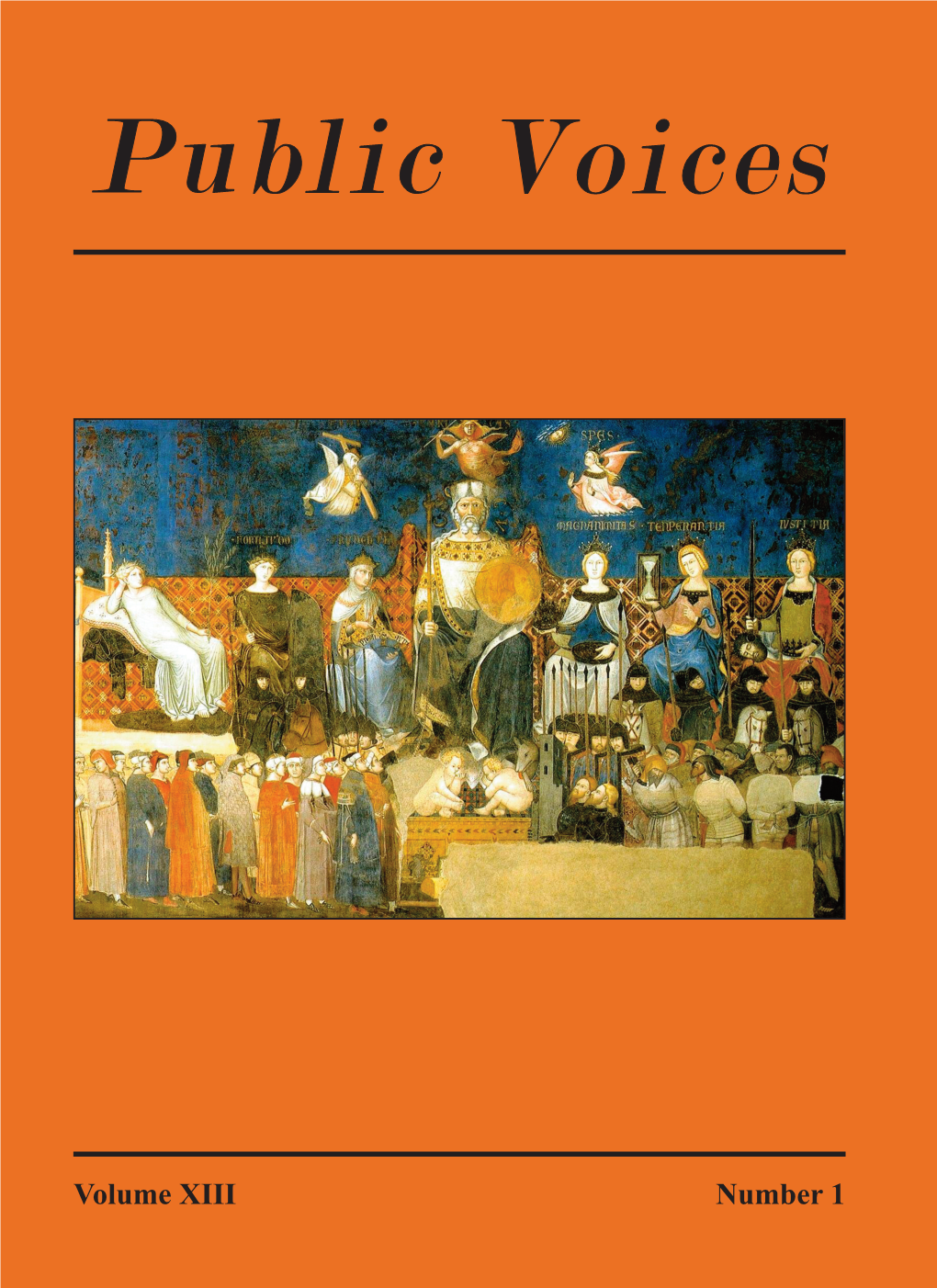 Public Voices XIII-1 Cover 10-9-13 Layout 2 10/9/13 4:58 PM Page 1