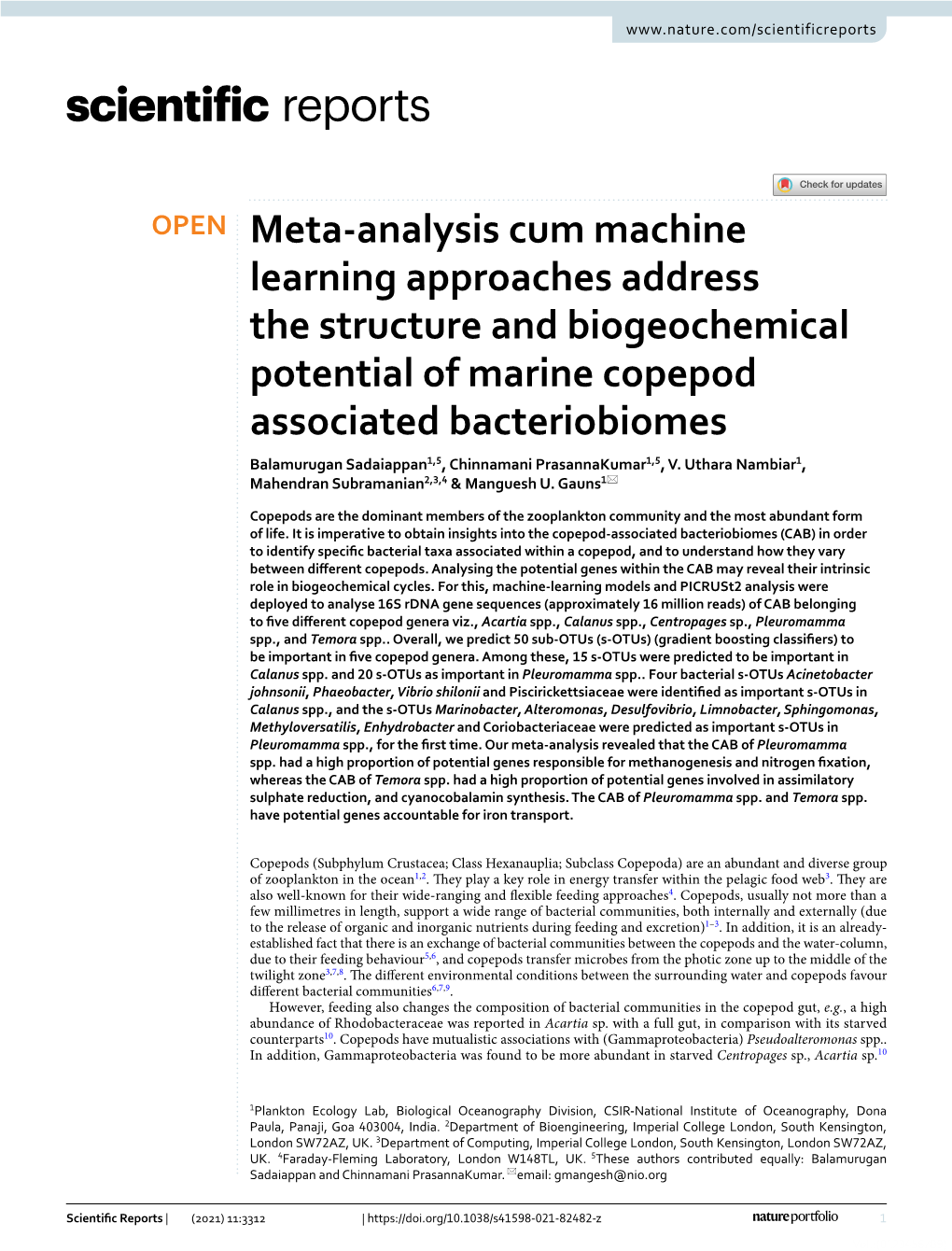 Meta-Analysis Cum Machine Learning Approaches Address the Structure