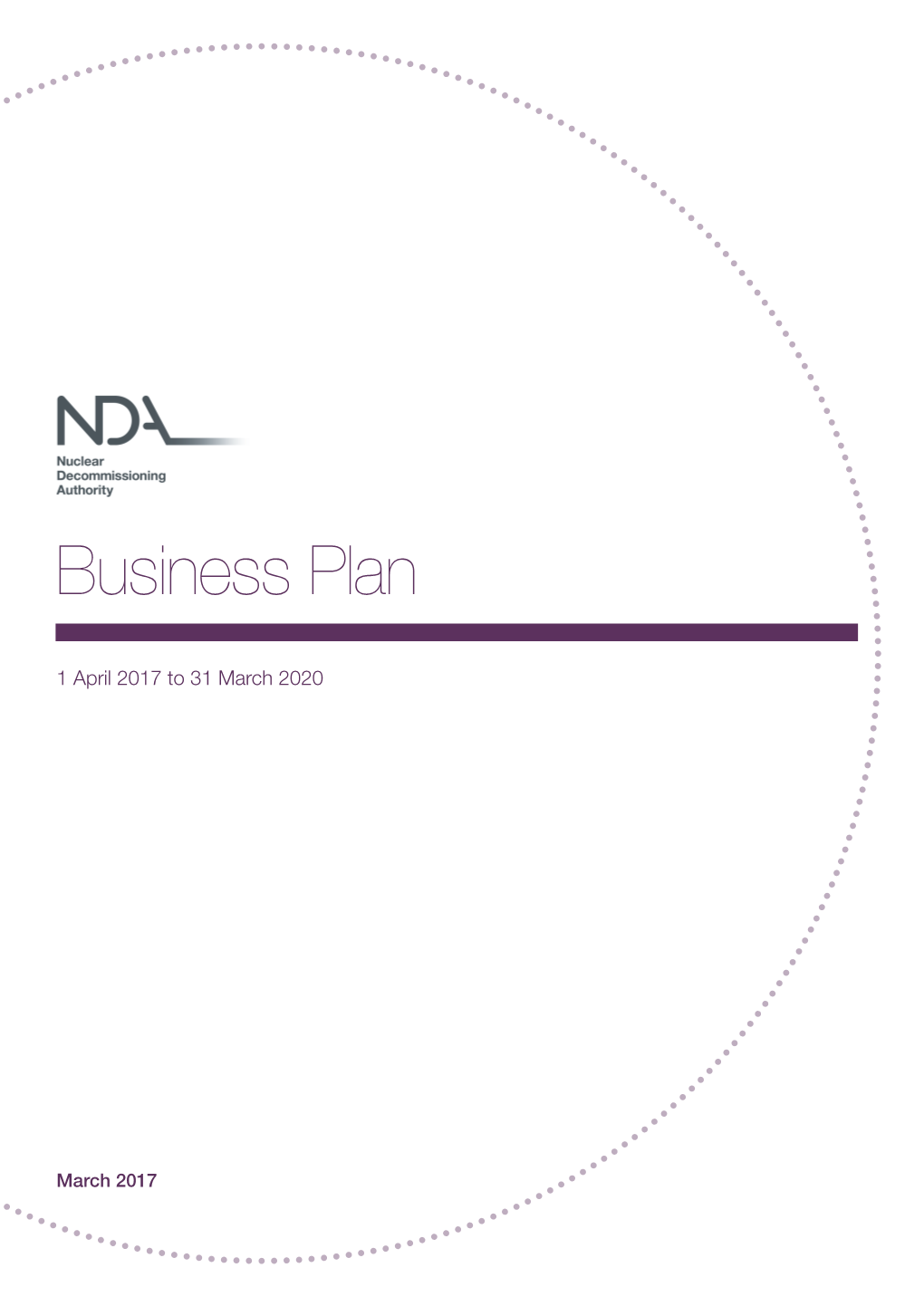 NDA - Business Plan 2017 to 2020
