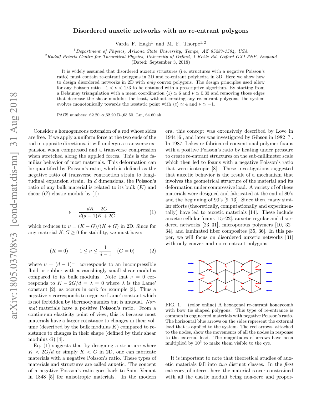 Disordered Auxetic Networks with No Re-Entrant Polygons