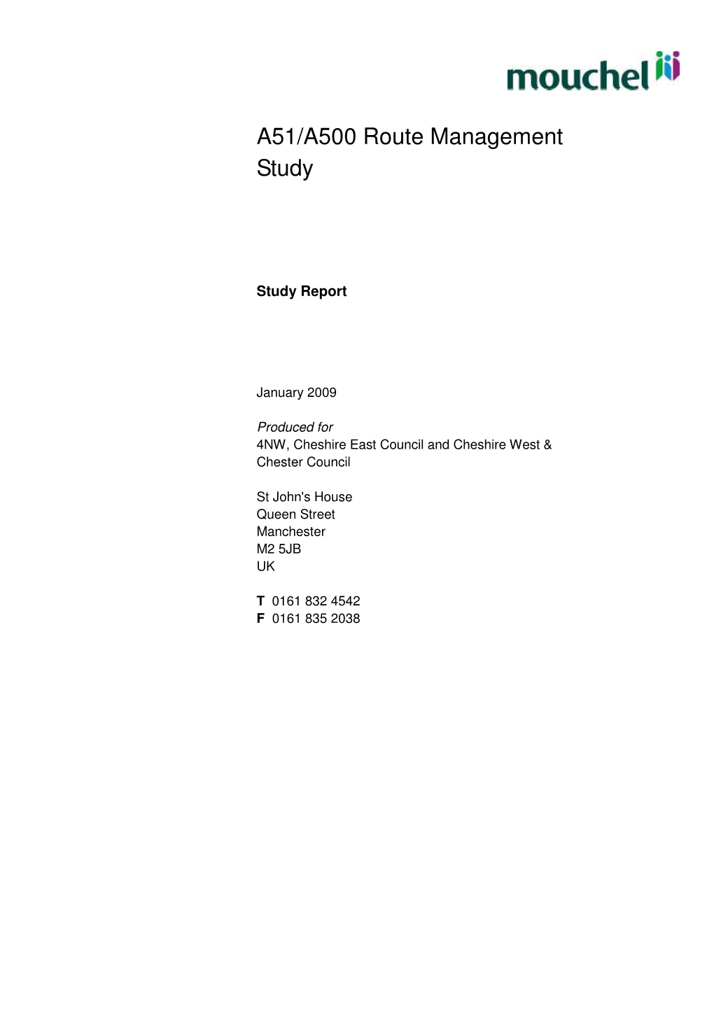 A51/A500 Route Management Study