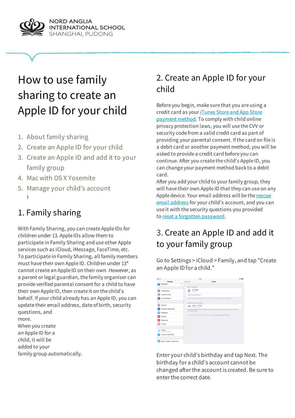How to Use Family Sharing to Create an Apple ID for Your Child