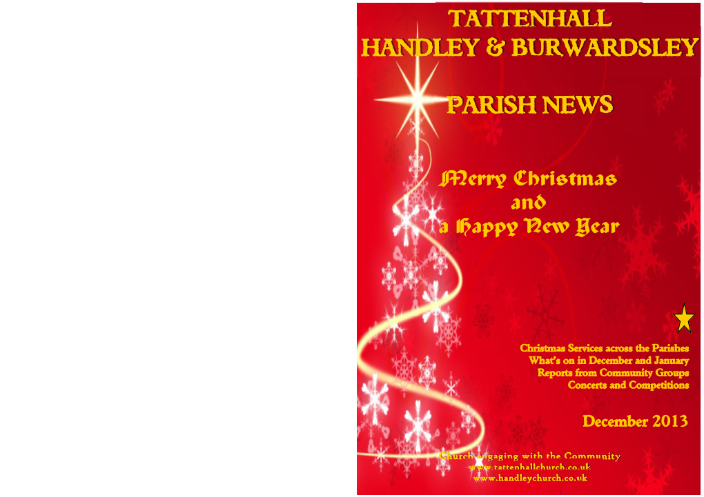 Tattenhall Handley & Burwardsley Parish News