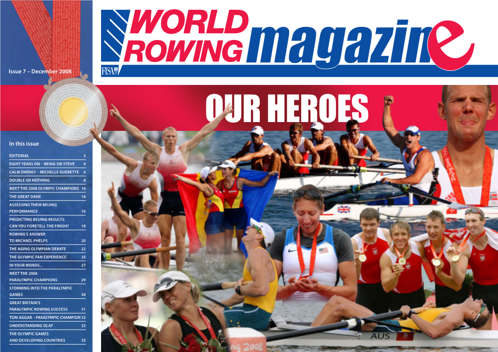 World Rowing E-Magazine, December 2008