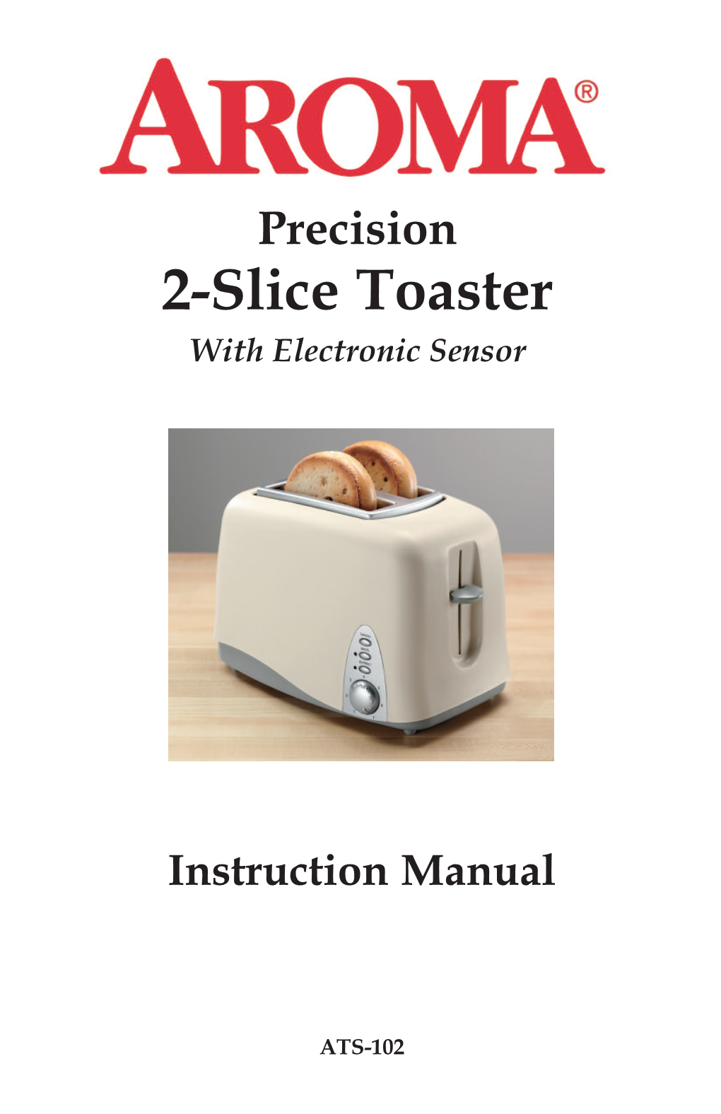 2-Slice Toaster with Electronic Sensor