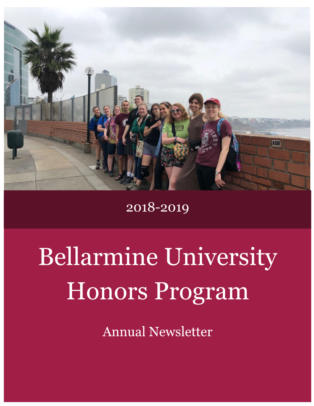 2018-2019 Honors Newsletter