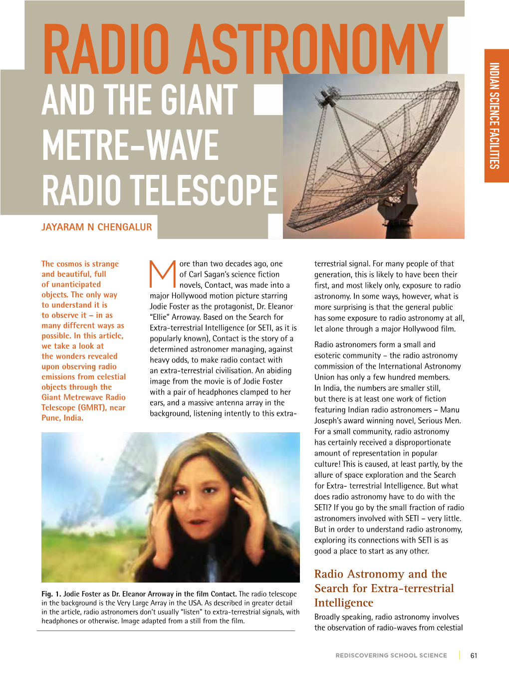 Radio Astronomy and the Giant Metre-Wave Radio Telescope