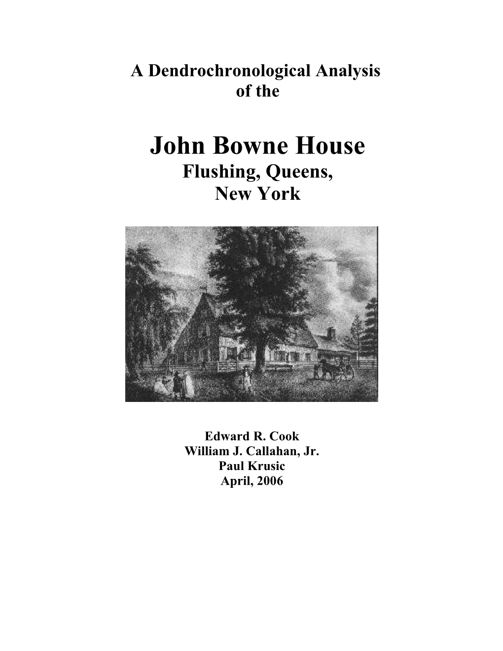 John Bowne House, Flushing, Queens, New York