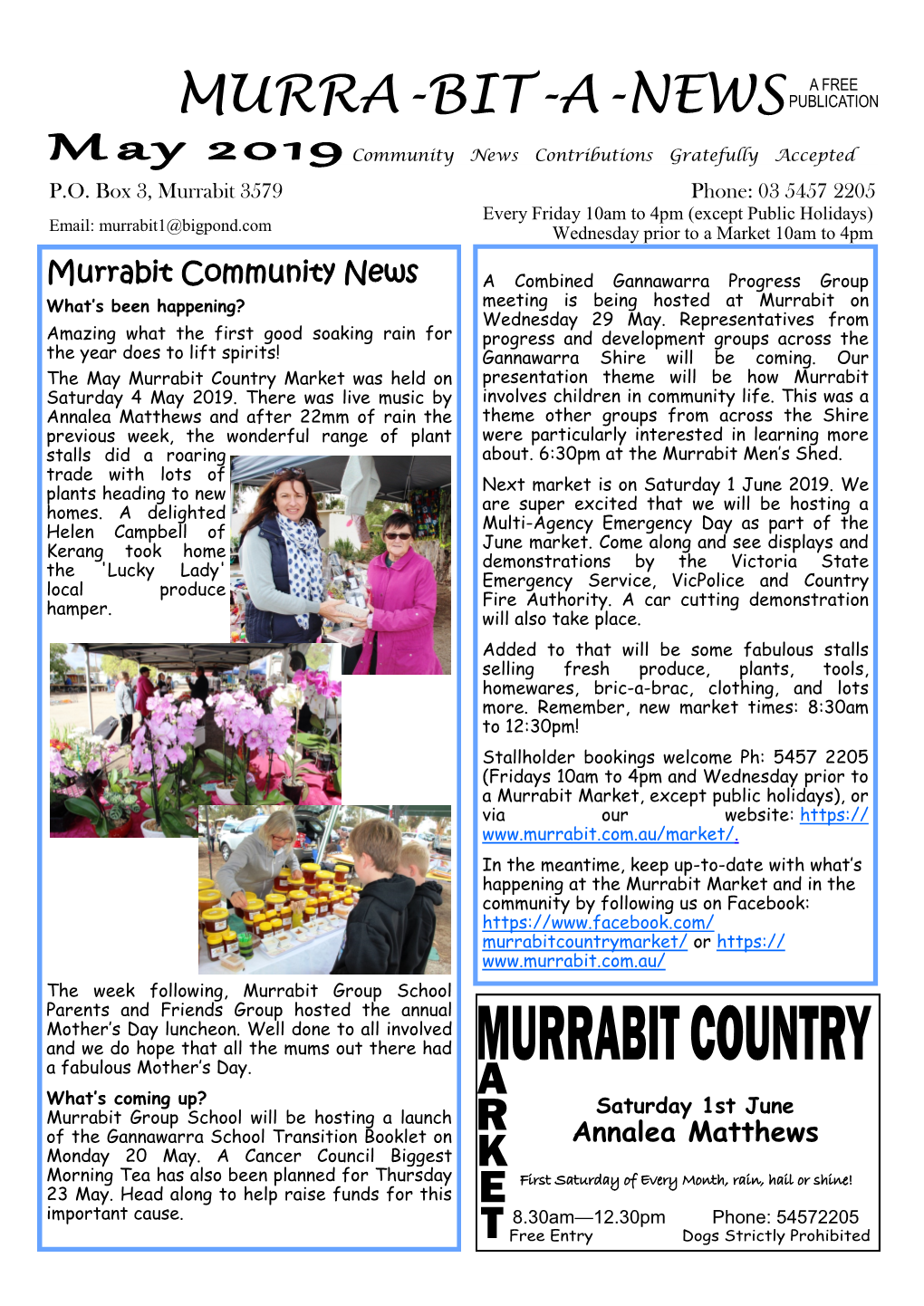 Murrabit Community News Annalea Matthews