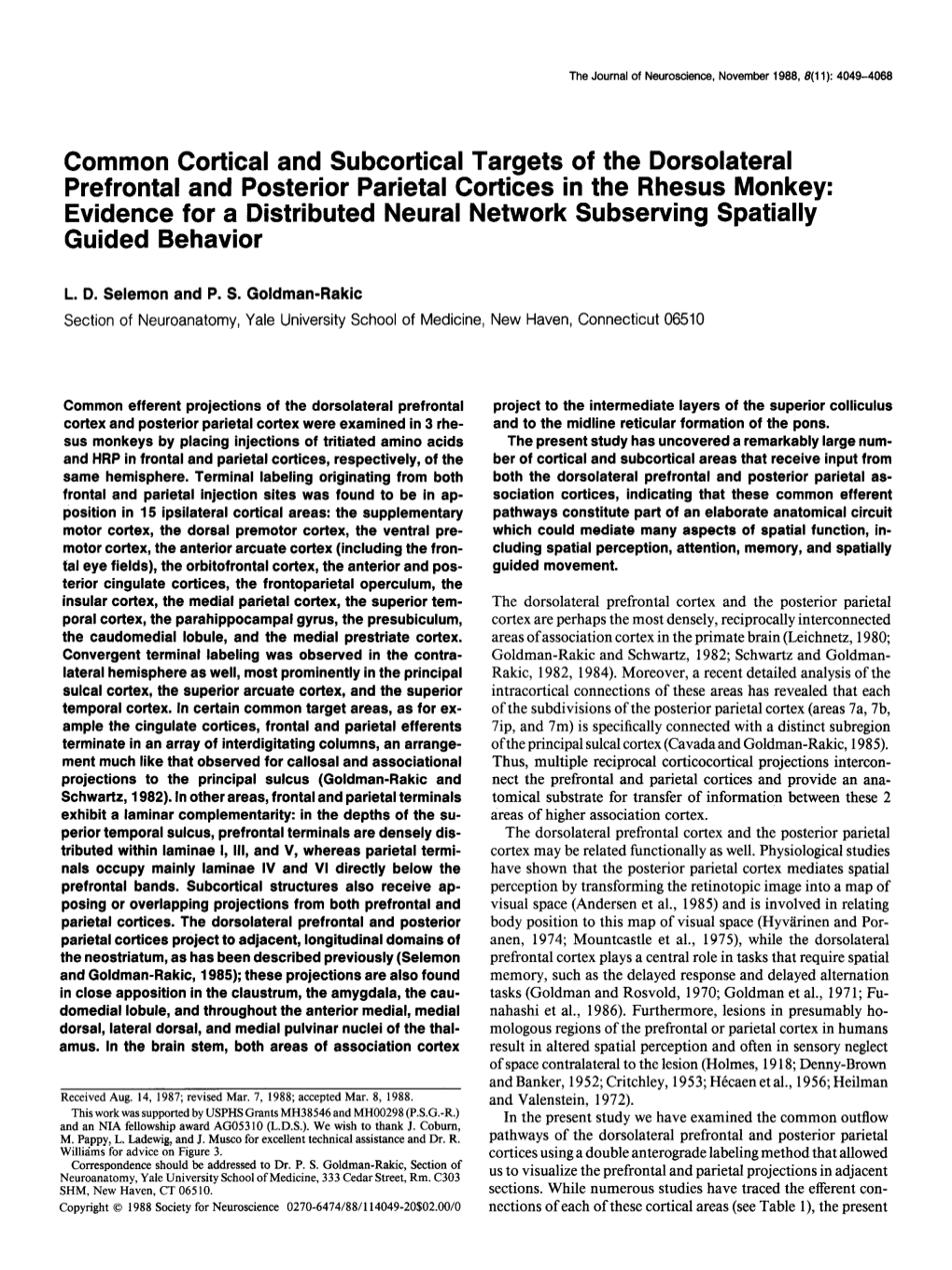 Common Cortical and Subcortical Targets