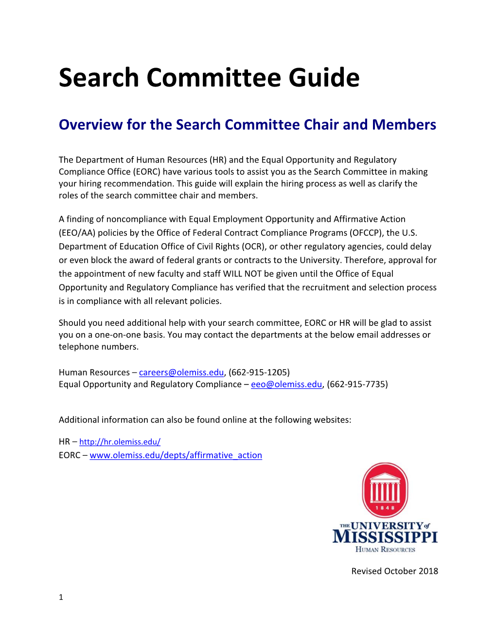 Search Committee Guide