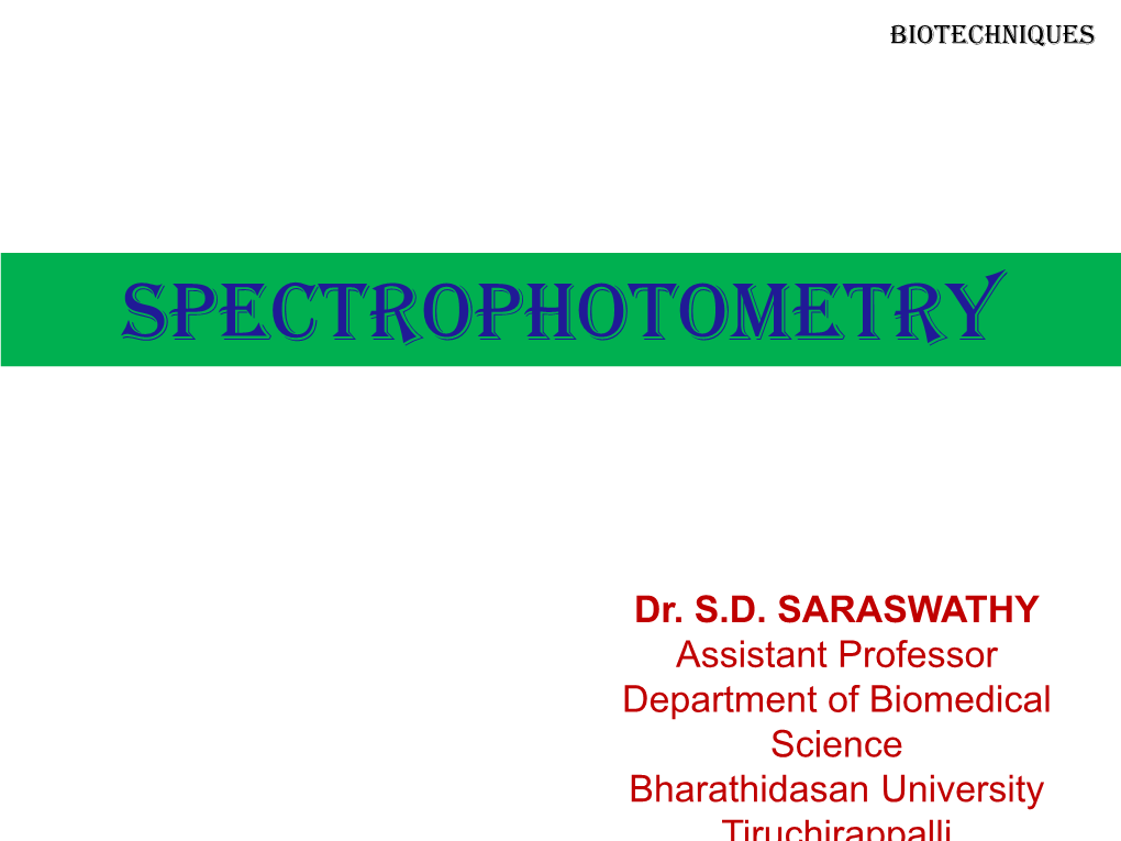 Spectrophotometry.Pdf