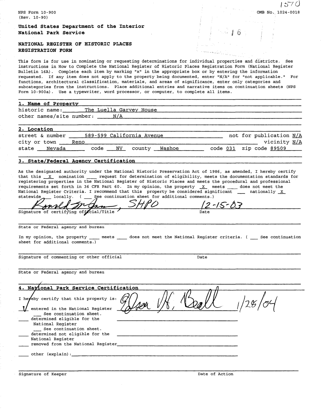 (2 -IS Signature of Certifying Of^Ccial/Title ' Date