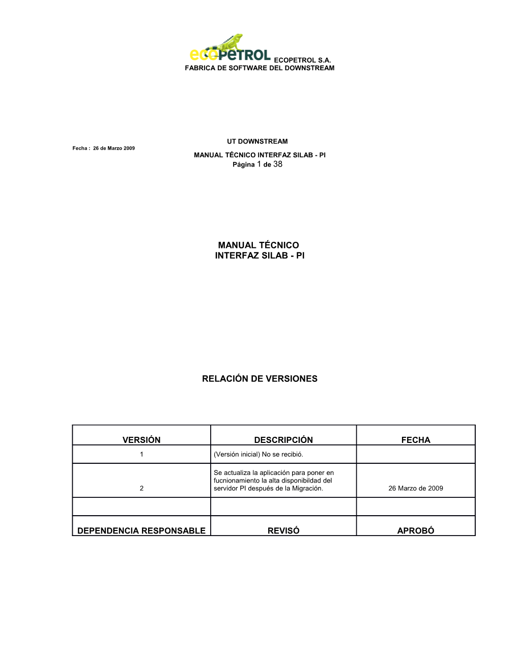 Procedimiento De Control De Documentos