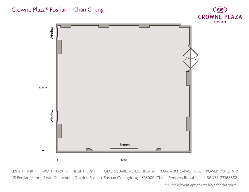 Crowne Plaza® Foshan - Chan Cheng Window