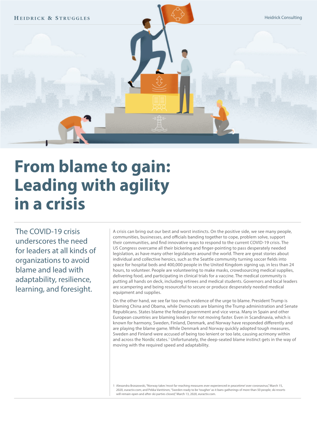 Leading with Agility in a Crisis