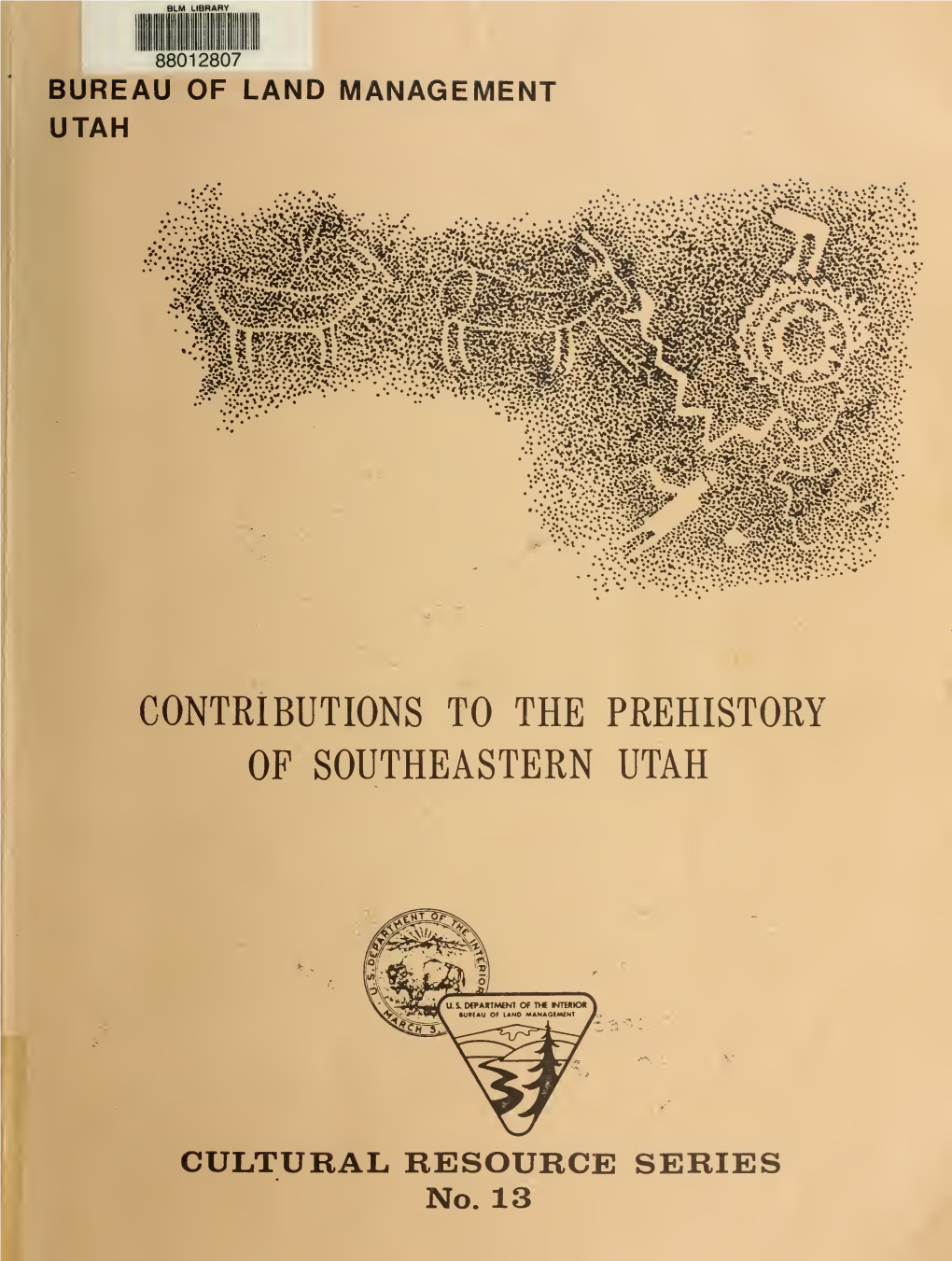 Contributions to the Prehistory of Southeastern Utah