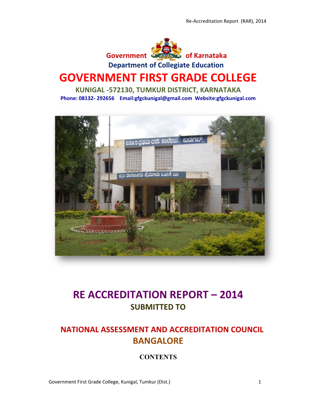 Government First Gra Overnment First Grade College Rade College