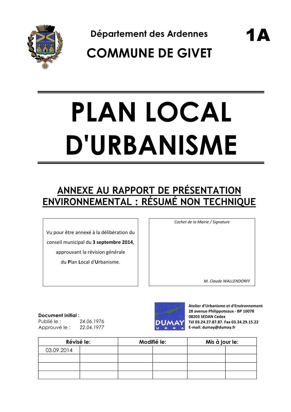 Plan Local D'urbanisme