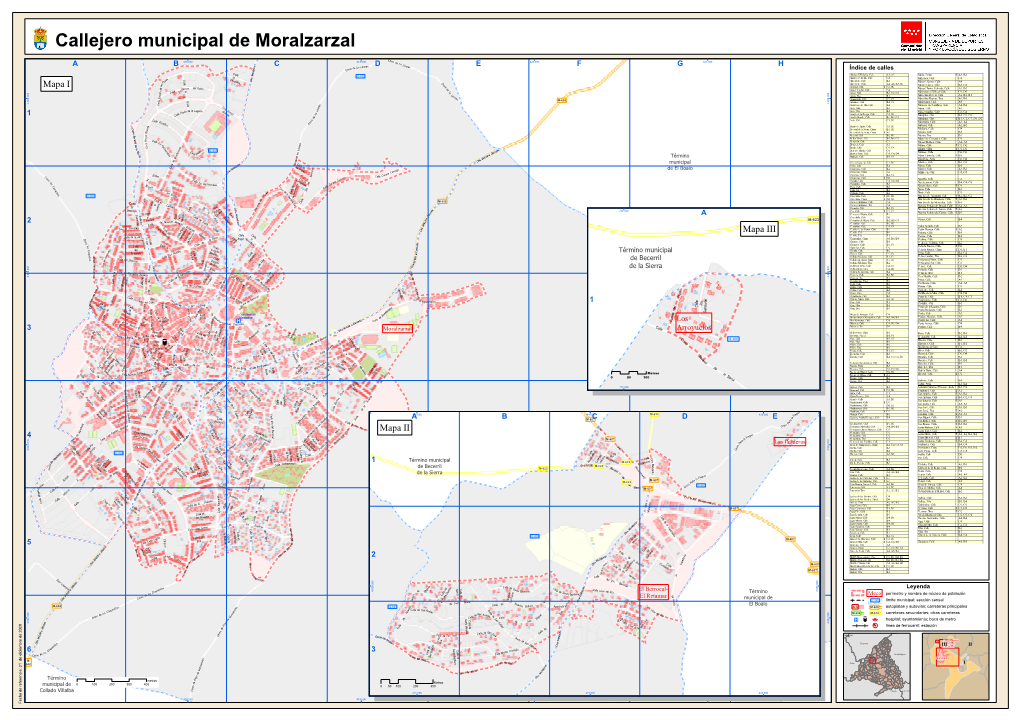 Callejero Municipal De Moralzarzal