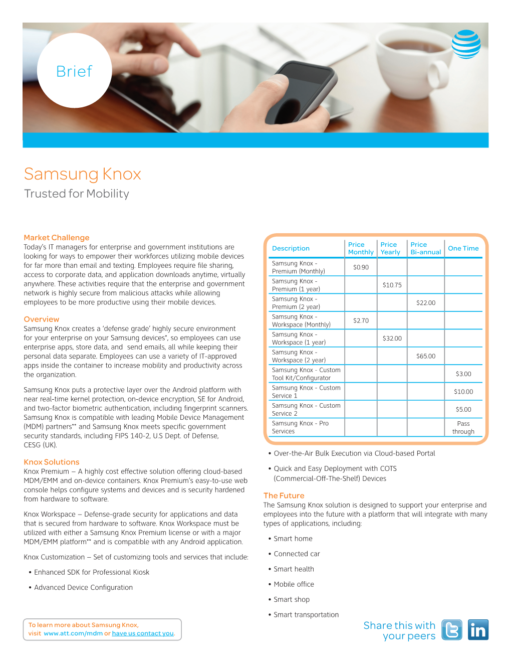 Samsung Knox Trusted for Mobility