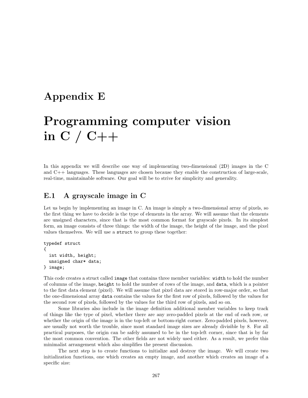 Programming Computer Vision in C / C++