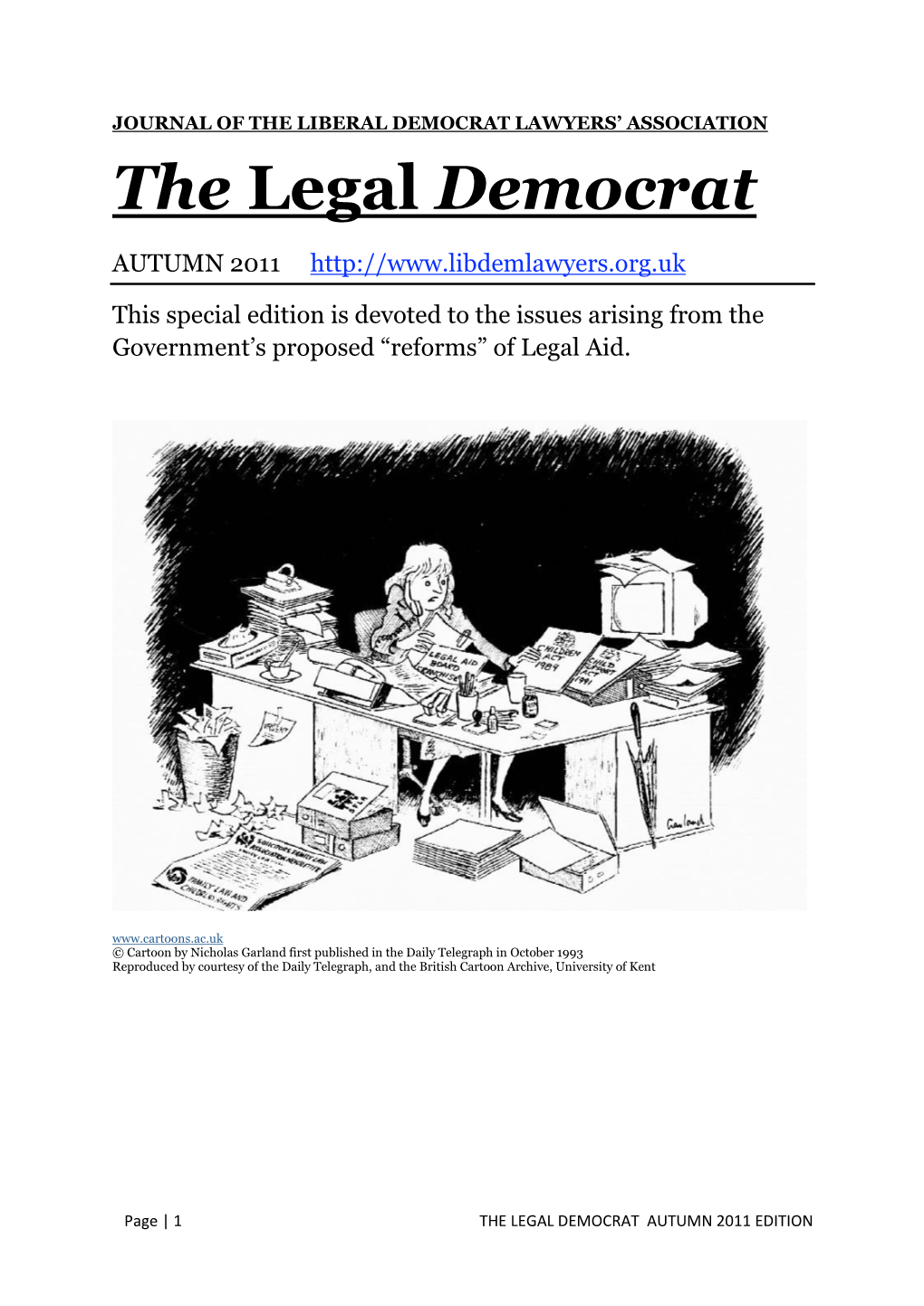 Journal of the Liberal Democrat Lawyers' Association