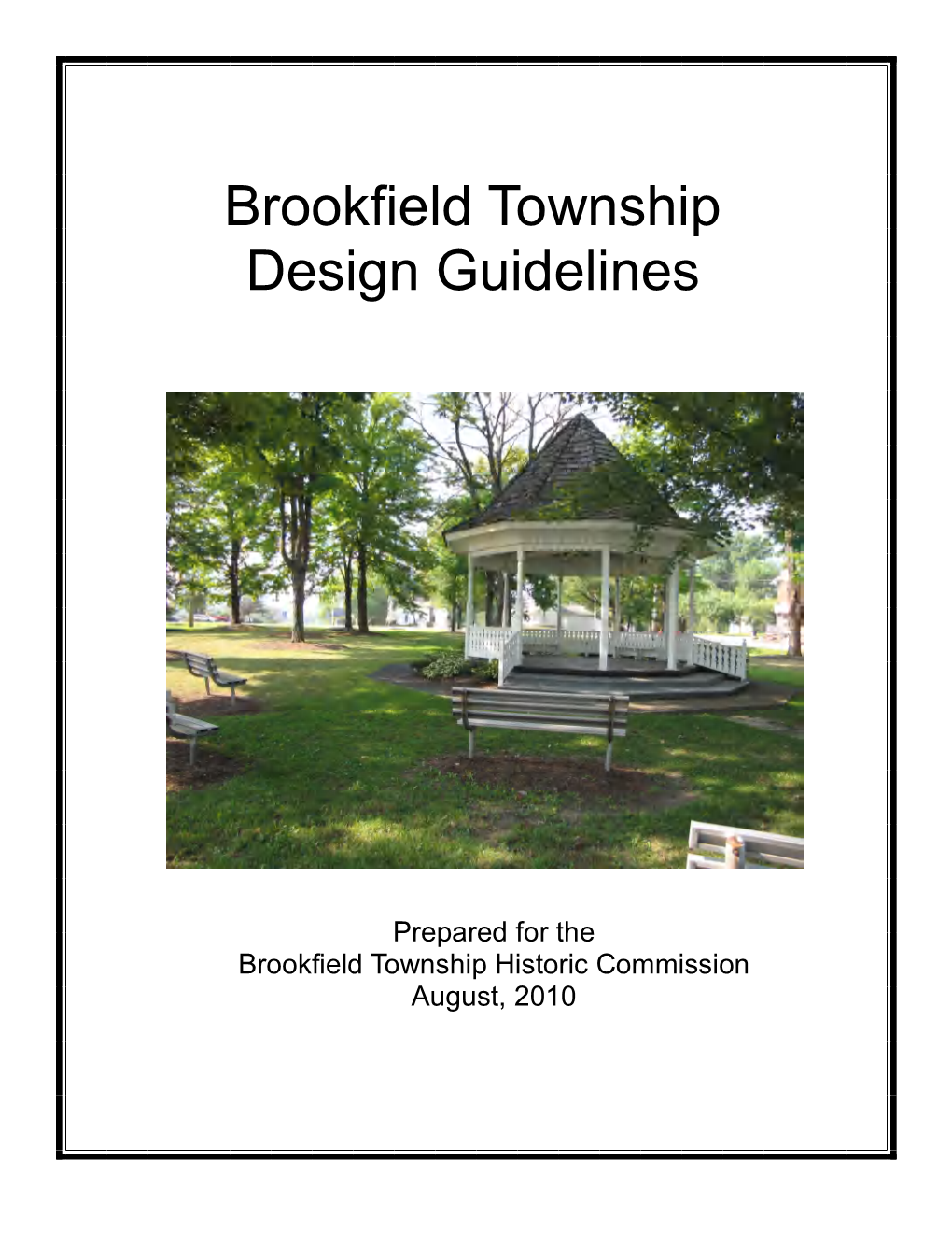Brookfield Township Design Guidelines.Pub