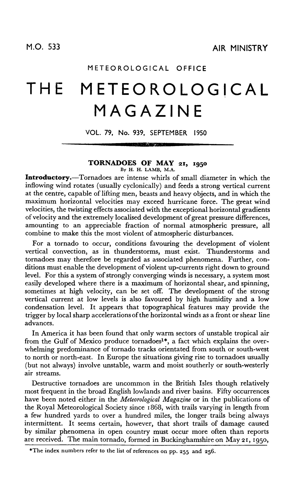 The Meteorological Magazine