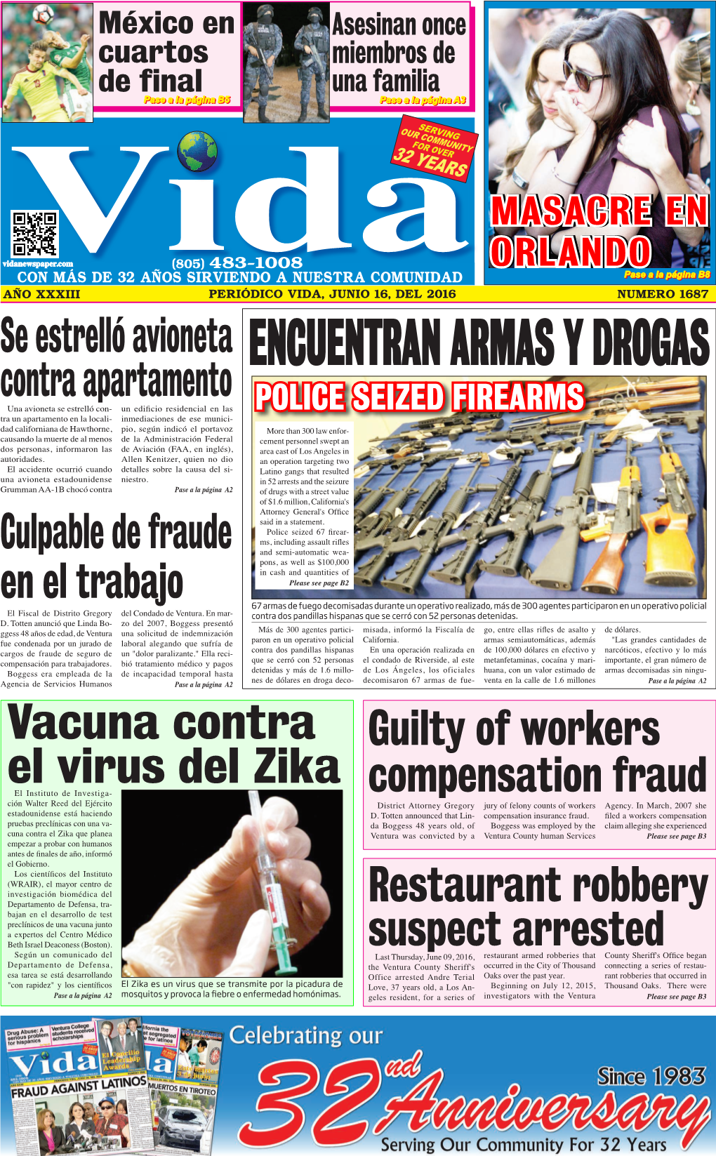 Vacuna Contra El Virus Del Zika Guilty of Workers Compensation Fraud