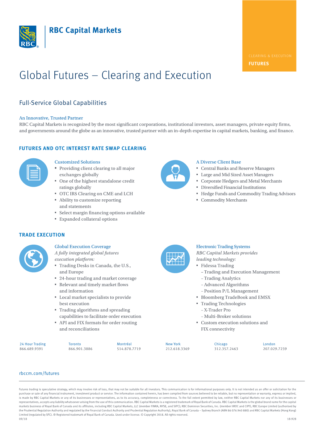 Global Futures – Clearing and Execution