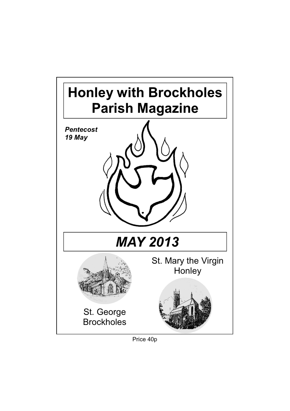 MAY 2013 Honley with Brockholes Parish Magazine