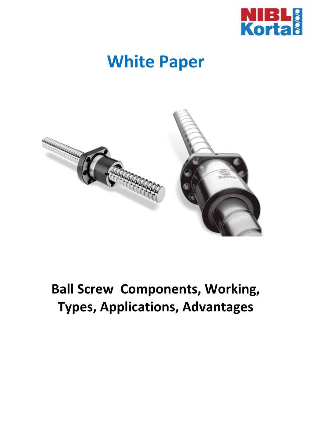 White-Paper-Ball-Screw-Components
