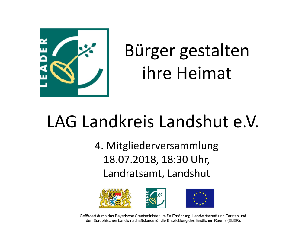 LAG Landkreis Landshut Ev