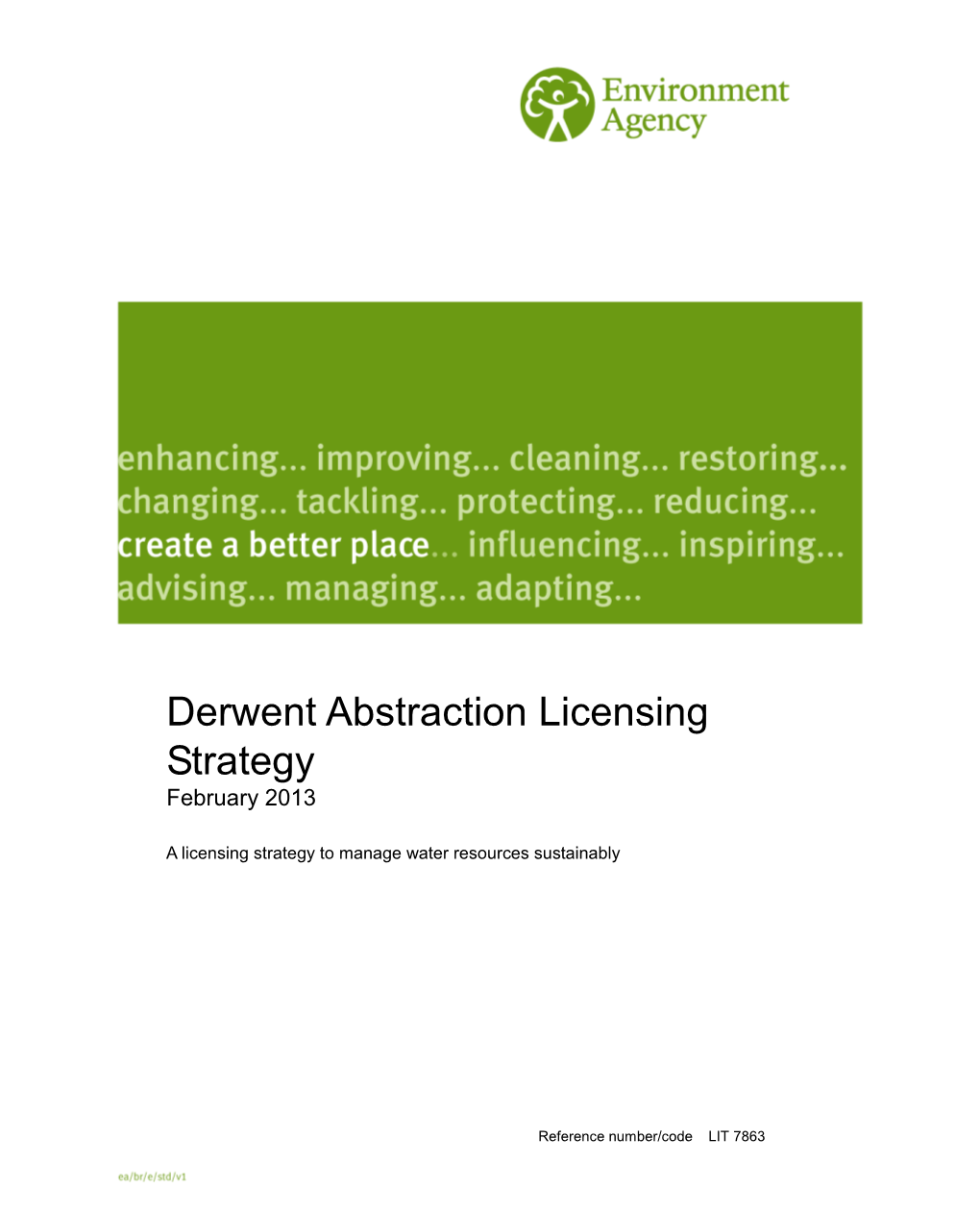 Derwent Abstraction Licensing Strategy Feb 2013 1 Map 1