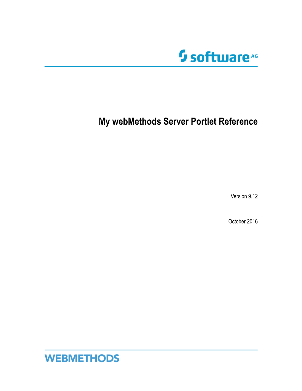 My Webmethods Server Portlet Reference