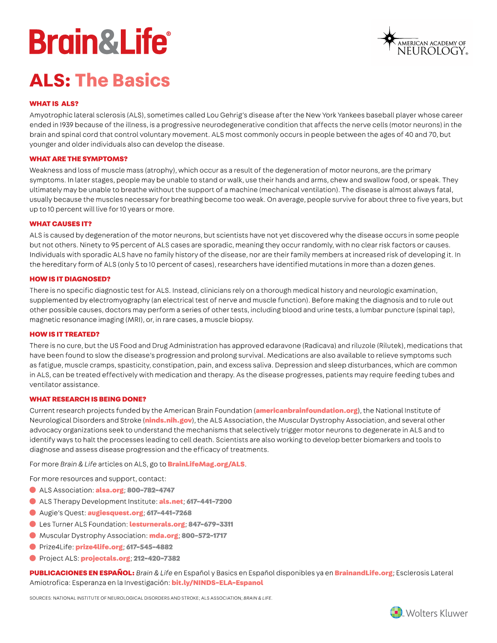 ALS:The Basics