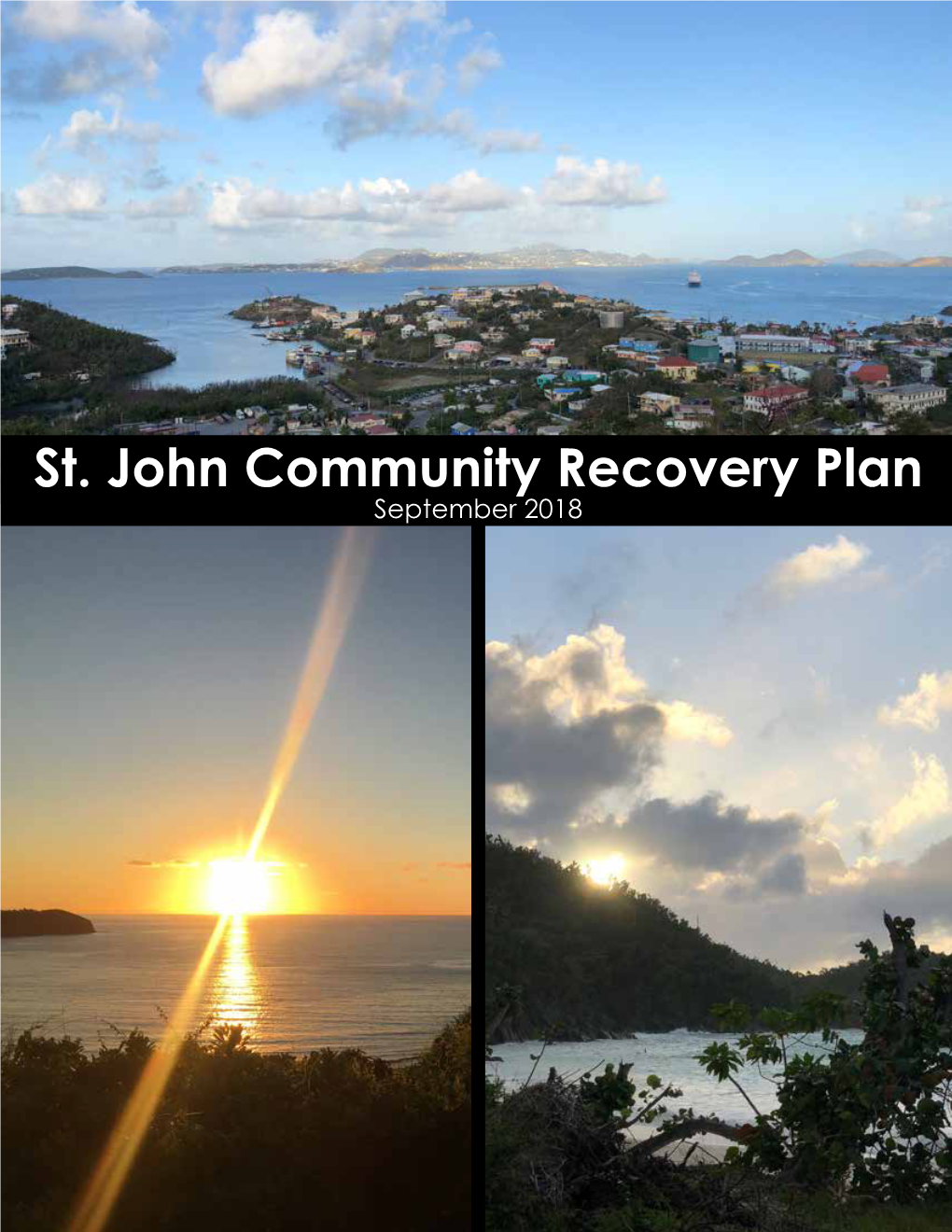 St. John Community Recovery Plan September 2018