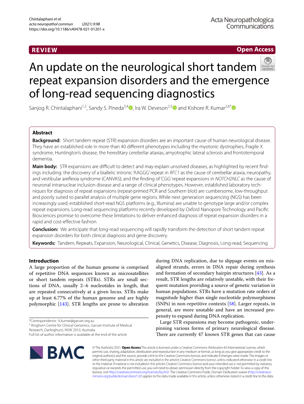 An Update on the Neurological Short Tandem Repeat Expansion Disorders and the Emergence of Long-Read Sequencing Diagnostics