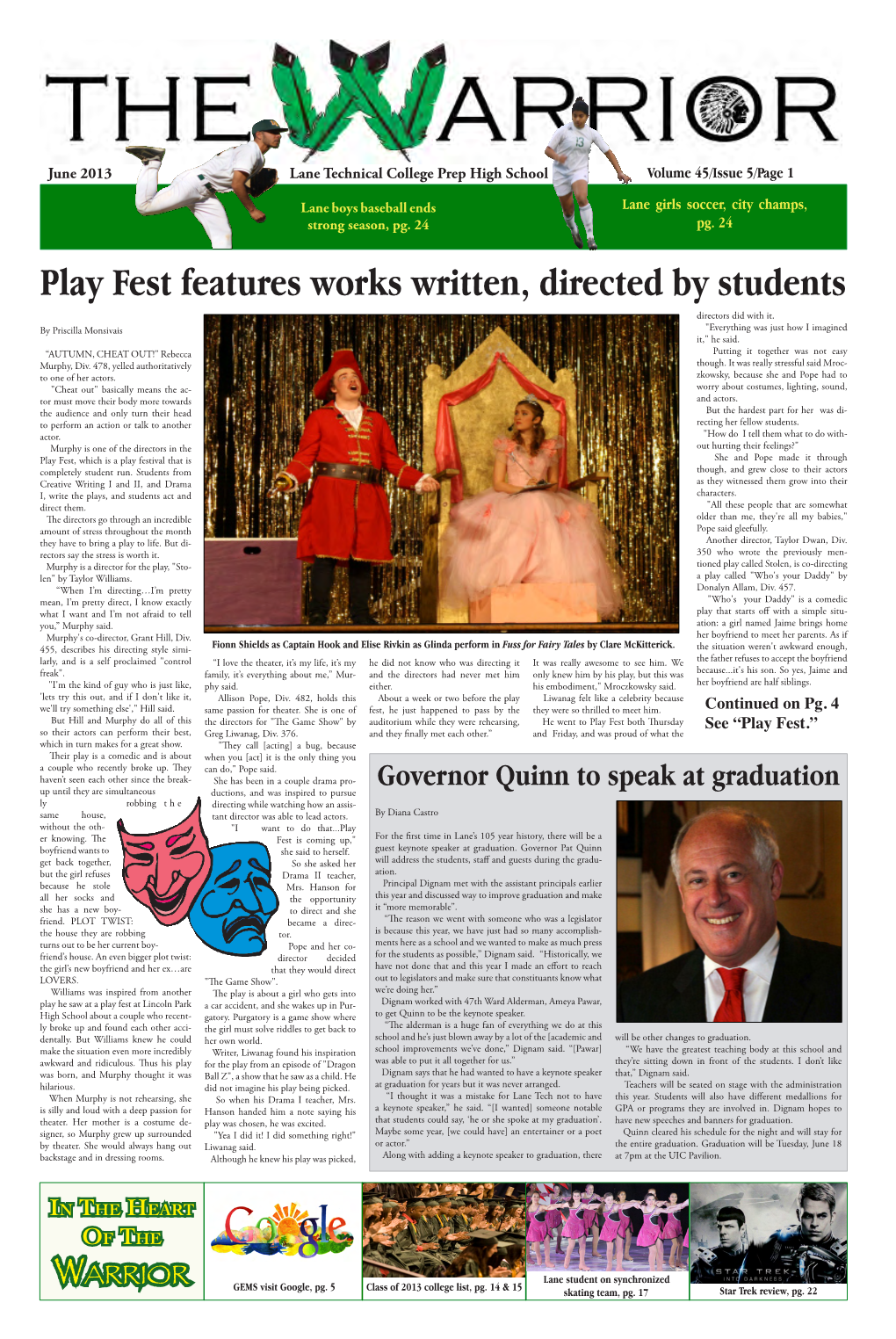 Play Fest Features Works Written, Directed by Students Directors Did with It