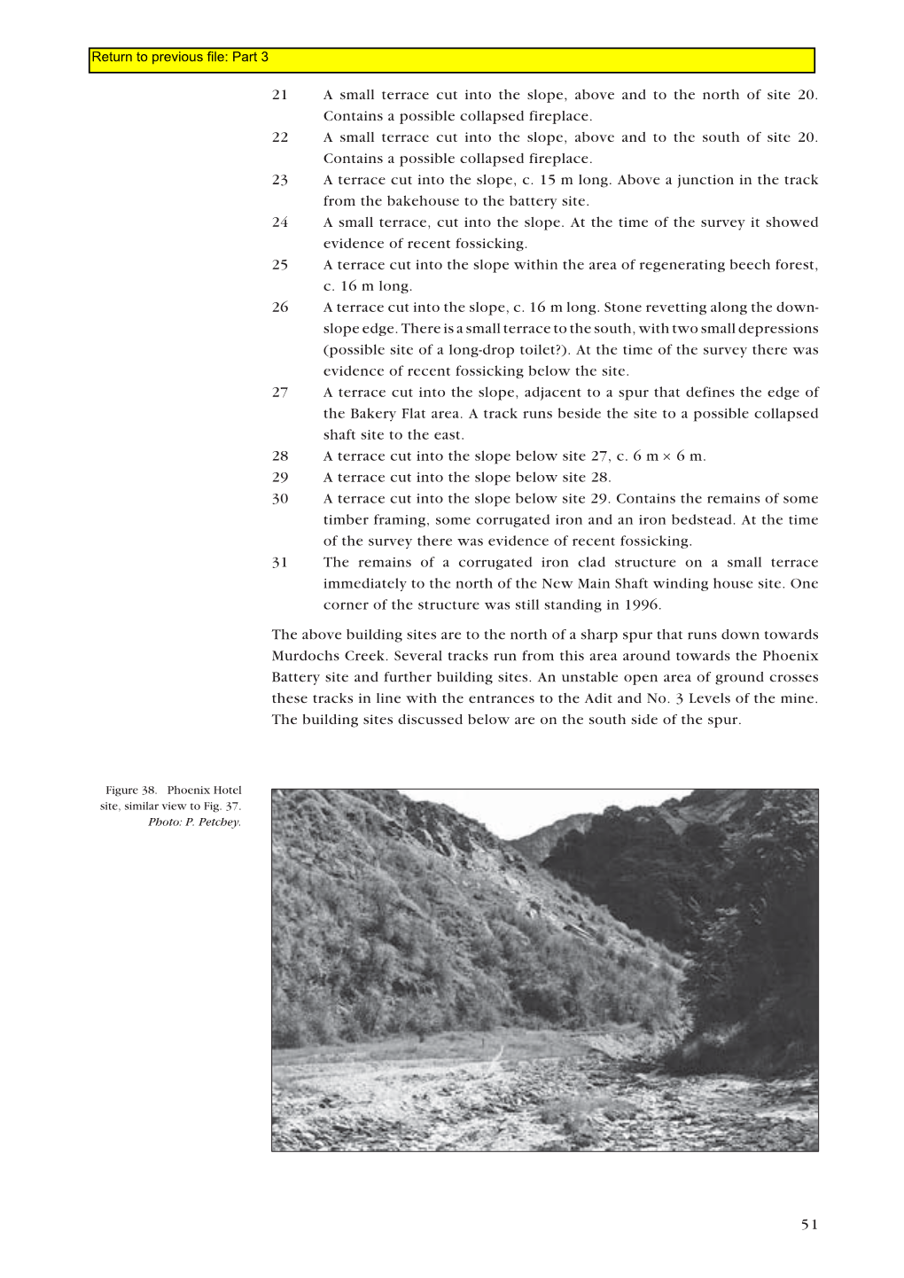 Archaeological Survey of Bullendale, Otago