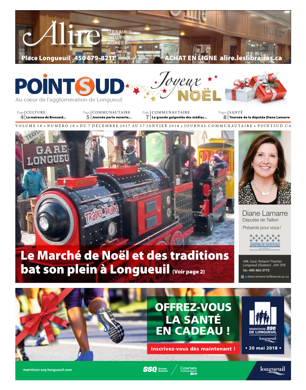 Le Marché De Noël Et Des Traditions Bat Son Plein À Longueuil(Voir Page