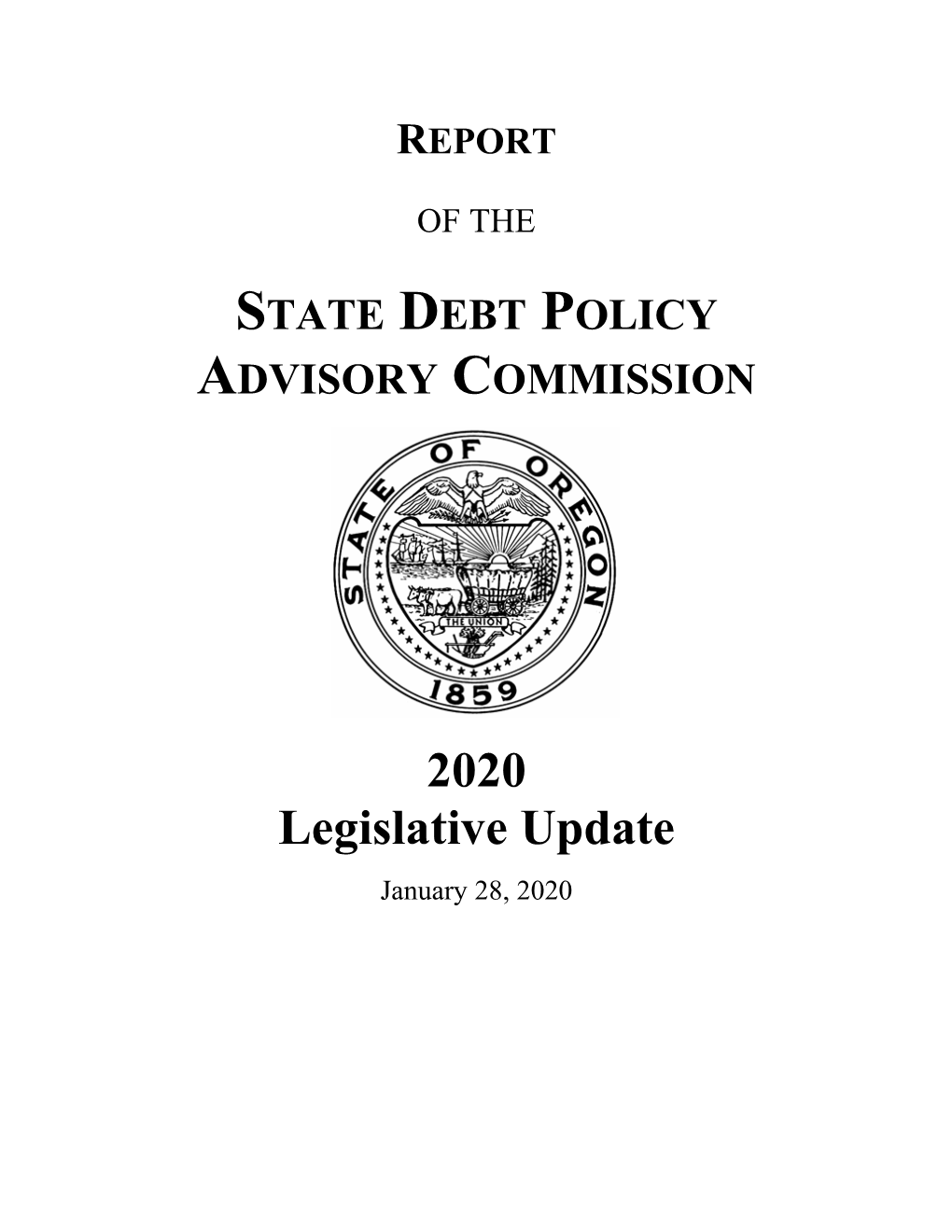 2020 Legislative Update January 28, 2020