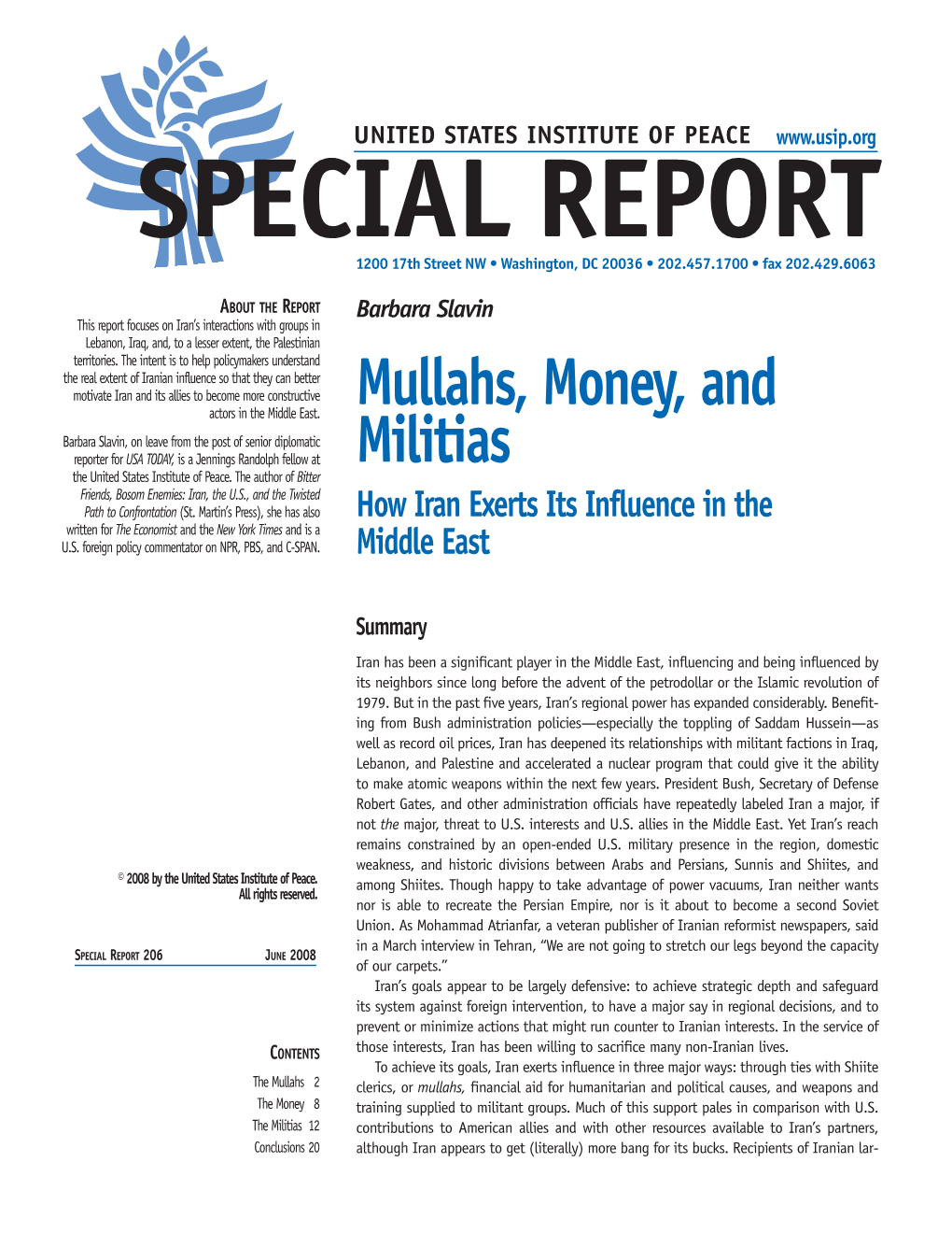 Mullahs, Money, and Militias