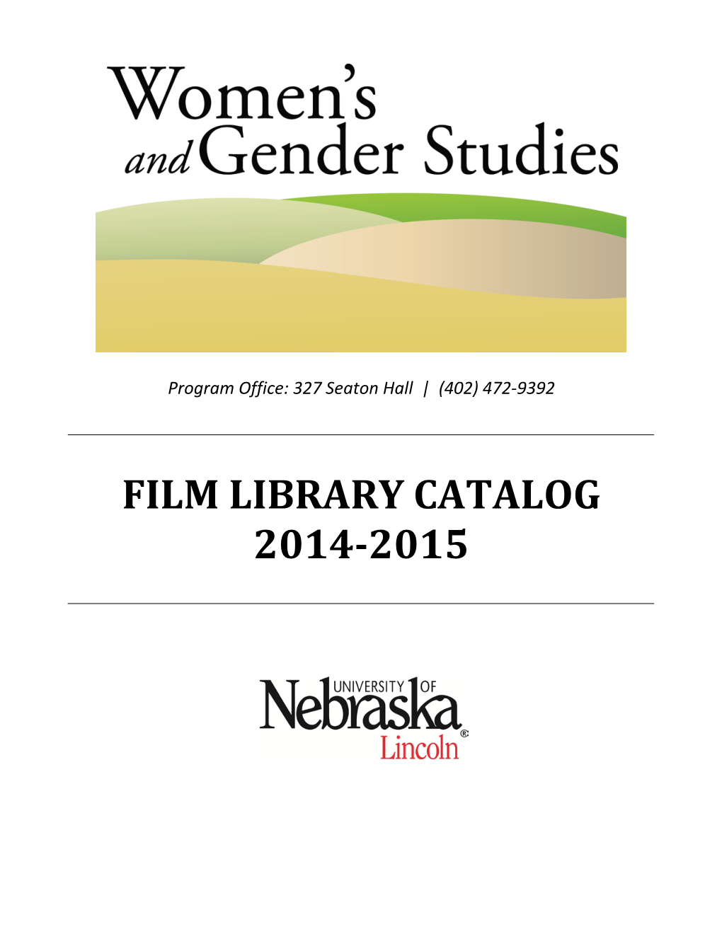 Film Library Catalog 2014-2015