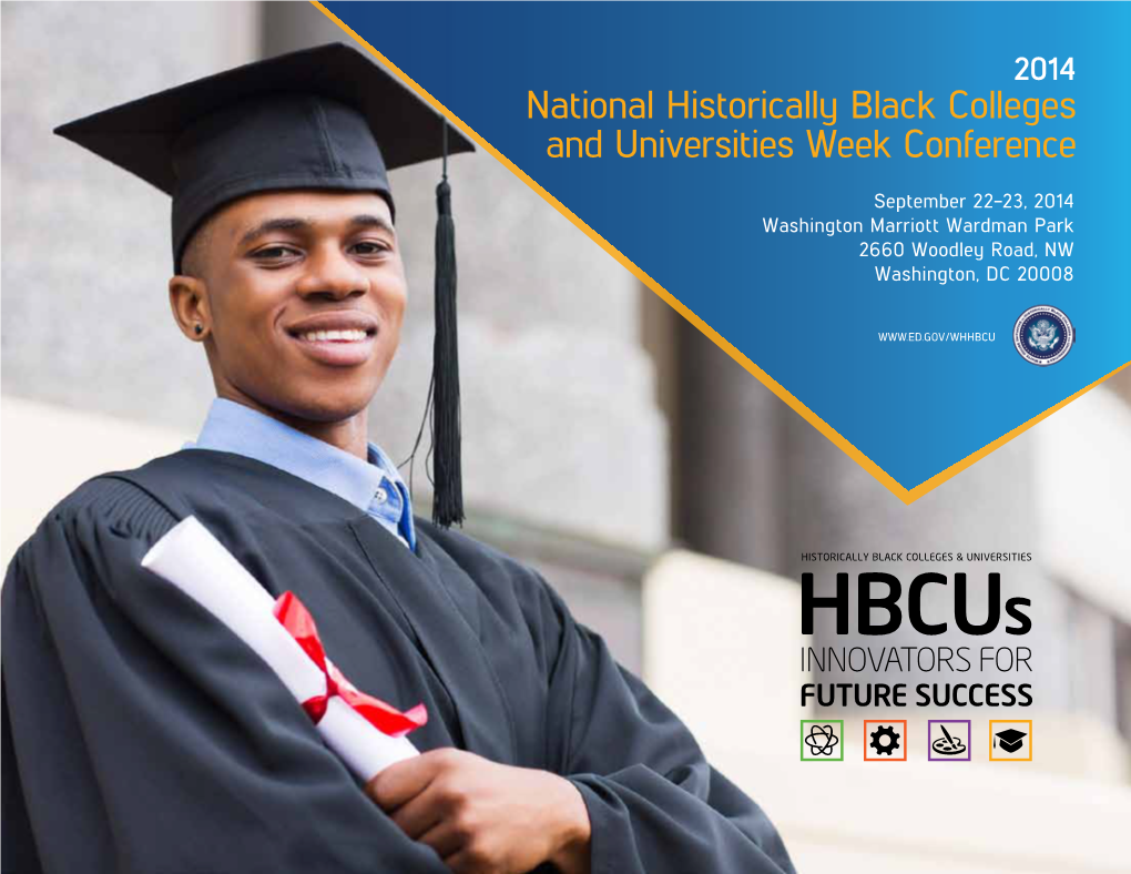 National Historically Black Colleges and Universities Week Conference