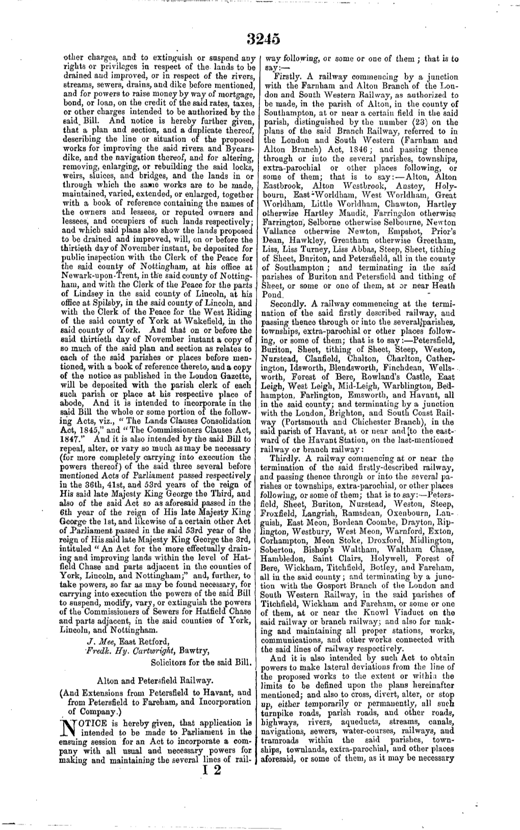 The London Gazette, Issue 21267, Page 3245