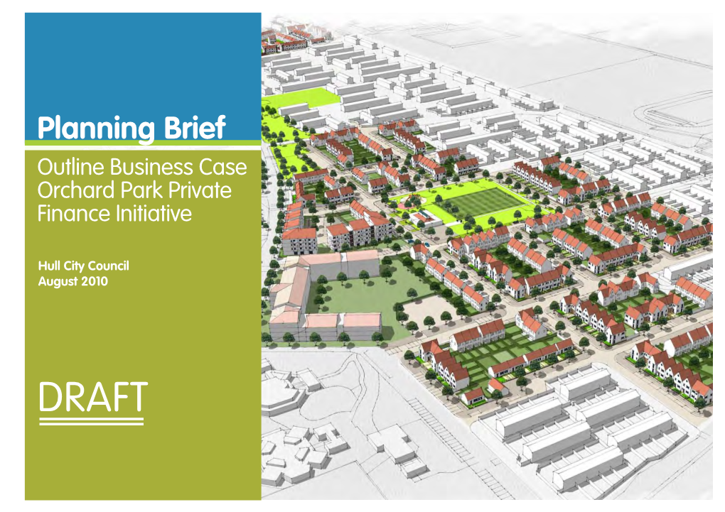 Planning Brief Outline Business Case Orchard Park Private Finance Initiative