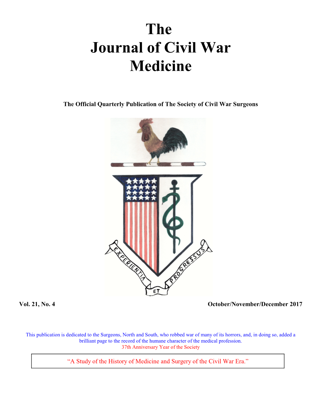 The Journal of Civil War Medicine