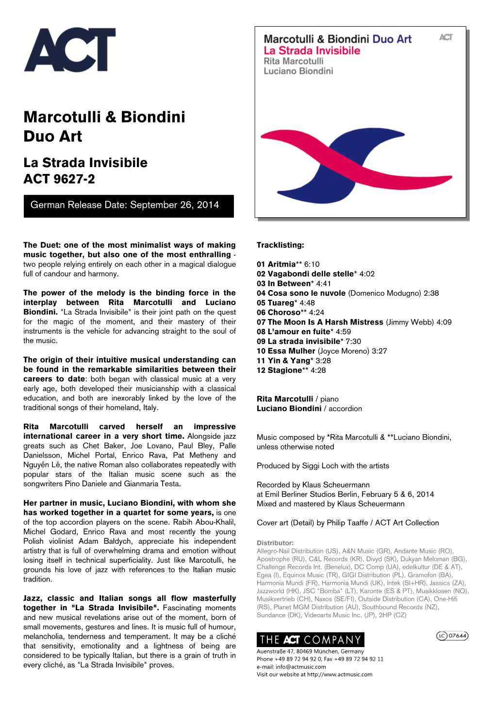 Marcotulli & Biondini Duo
